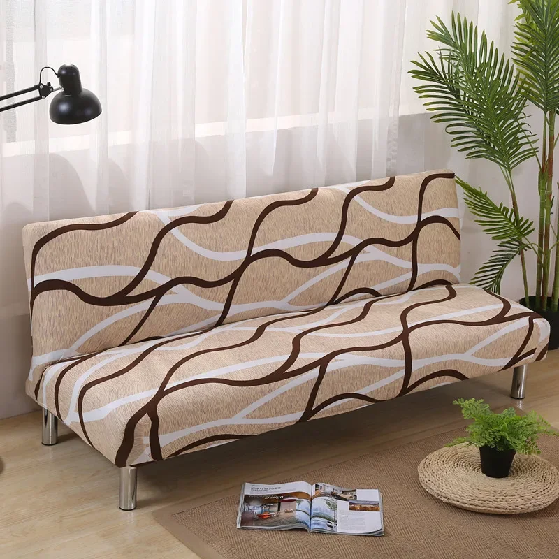Elastic Spandex Polyester Durable Sofa Cover Anti-dirty Geometric Plants Slipcovers All-inclusive Jacquard Seat Couch Bed Covers