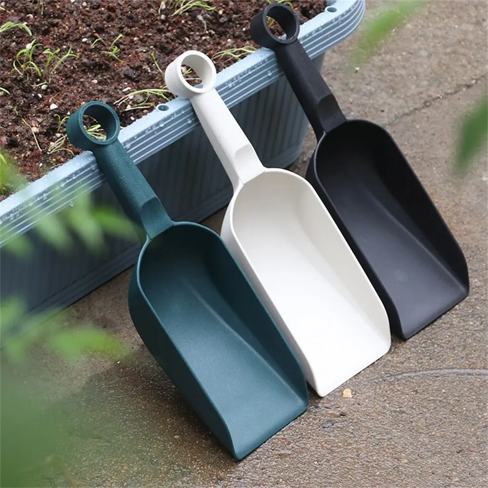 Practical Thickened Soil Scoop Plastic Lightweight Garden Hand Shovel Ergonomic Multifunctional Flat Spatula