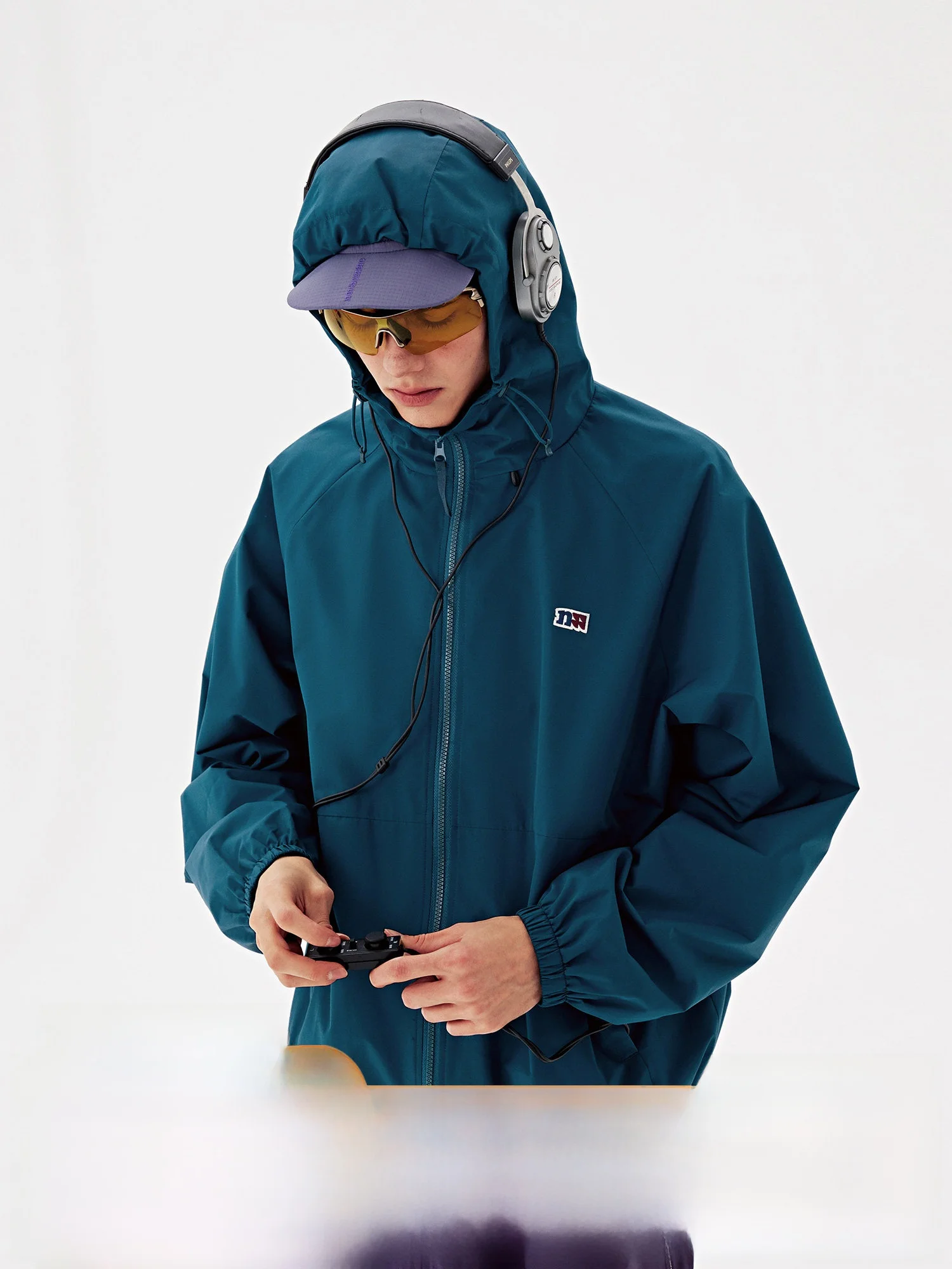 

Легкая уличная куртка Nome Tee-Proof Ciwalk свободного кроя с капюшоном, из полиэфирного волокна, с длинными рукавами, на молнии