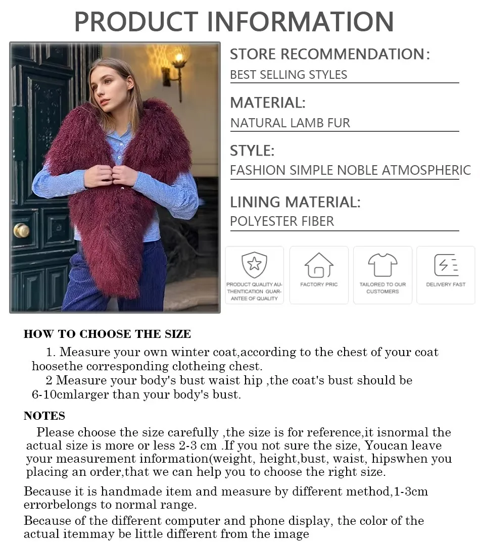 여성 겨울 따뜻한 티베트 양털 스카프 롱 내추럴 퍼 액세서리 푹신하고 부드러운 숄 신상품 정품 퍼 스카프