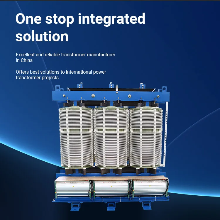 Trasformatore raddrizzatore trifase a 24 impulsi per elettricità a risparmio energetico