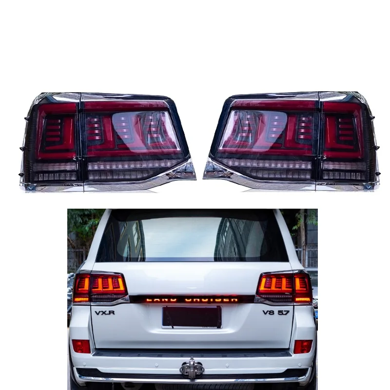 

Maictop Car Accessories Modified Led Rear Taillamp Taillight for Land Cruiser 200 LC200 2016-2020