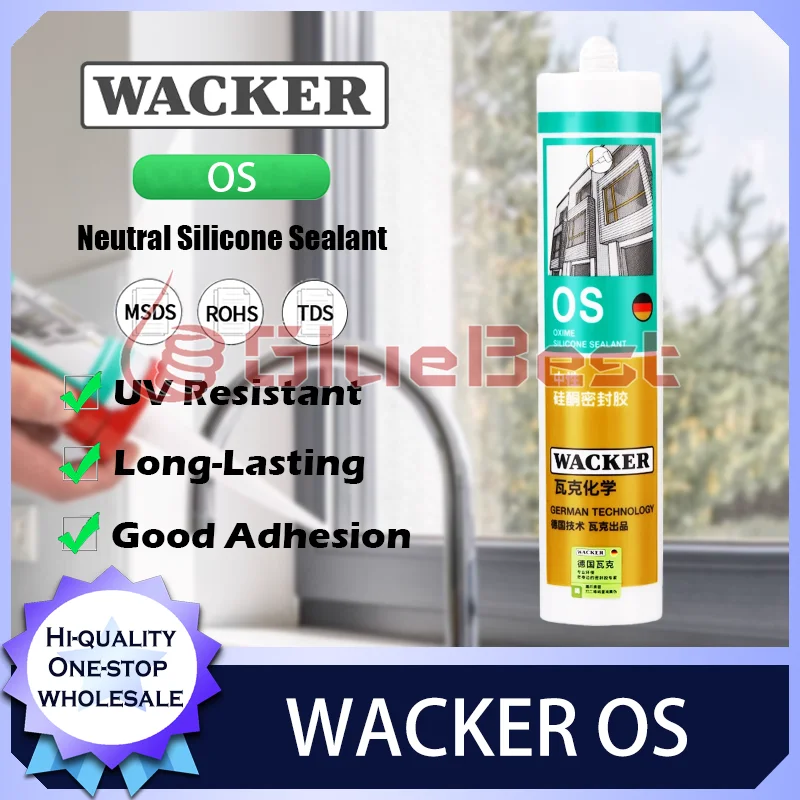 WACKER OS High Quality Neutral Silicone Curing Agent for Glass Metal Assembly and Door Window Joint Filling Original Product