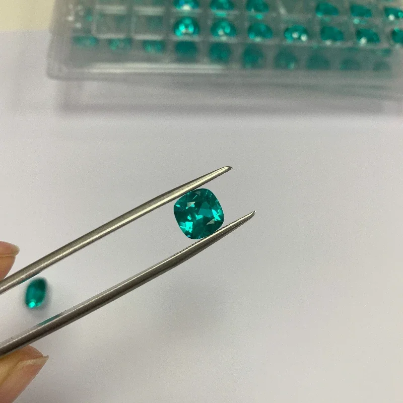 

Cushion Cut Lab Grown Sapphire Shape for DIY Jewelry Making The Main Materials of Rings and Necklaces Selectable AGL Certificate