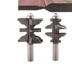 40mm wood height carbide spindle moulder shaper cutter hardwood cabinet door frame milling cutter bearing router bit