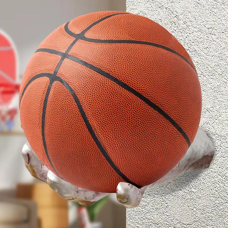 

Creative Hand Basketball Holder Wall-mounted Strong Hook Basketball Holder Ball Storage Display Rack Football Volleyball Storage