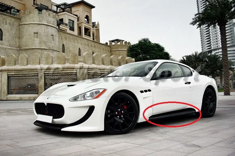 

FRP Fiber Glass GT-MC-Corse-Style Side Skirt Fit For 2008-2013 Gram Turismo GT GTS(Need Fit GT-MC-Corse-Style Front Fender)