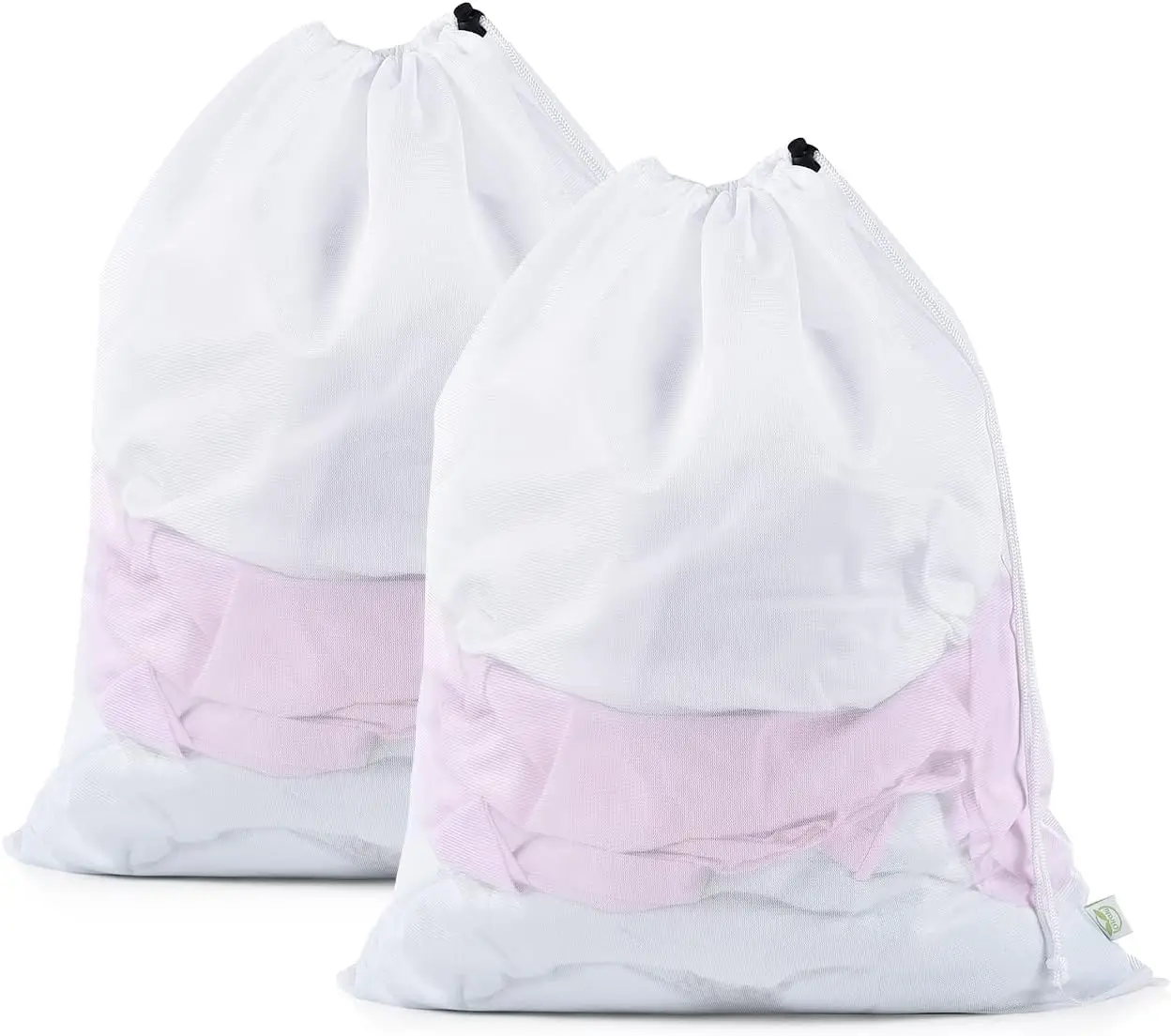 

Fine Mesh Laundry Bag 24 x 20 Inch Drawstring Laundry Mesh Bags Delicates 2 Pack Dirty Clothes Net Laundry Bag Washing Ma
