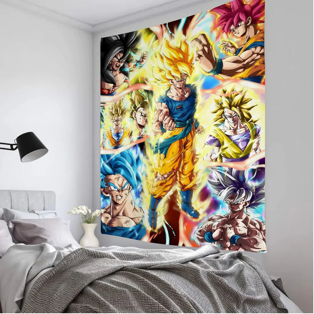 Dragon Ball Goku Anime Cartoon Tapestry Wall Hanging Decoration Household Home Decor