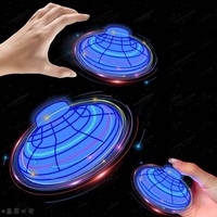 Flying Helicopter Spinner Fingertip Upgrade Flight Gyro Flyorb Hover Ball Mini Drone Aircraft Toy LED UFO Type Toy Kid Gift