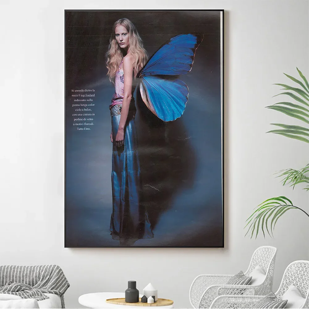 Silk Cloth Wall Poster Malin Persson Sexy Model Star Art Home Decoration Gift