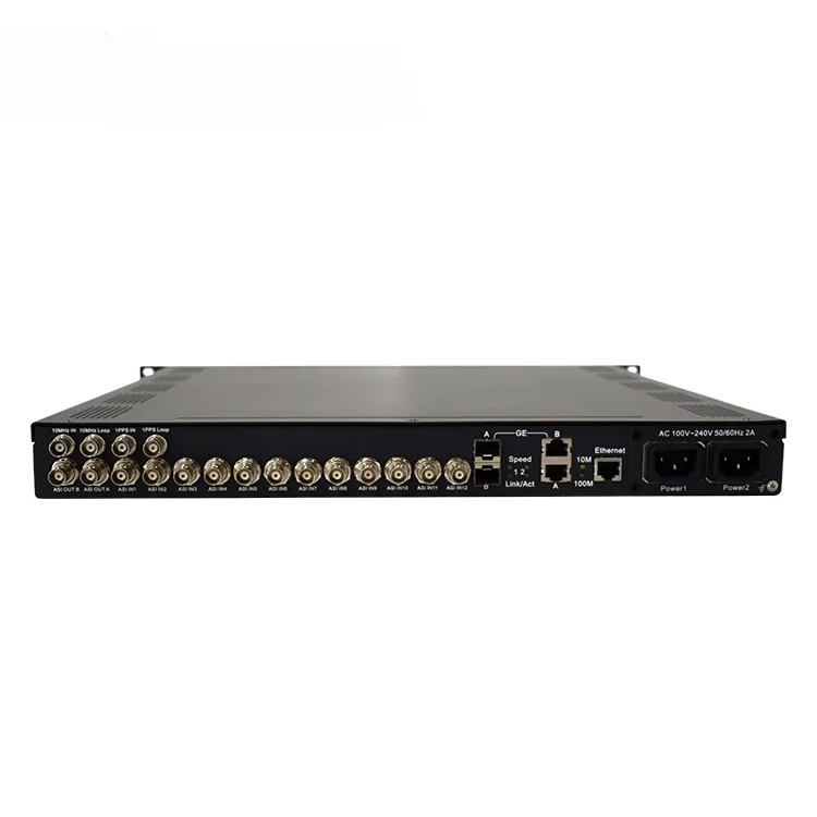 Digital Terrestrial TV Headend ISDB-T/ISDB-TB Multiplexer 12 ASI Input 2 ASI Output for Japan, Philippines & South America