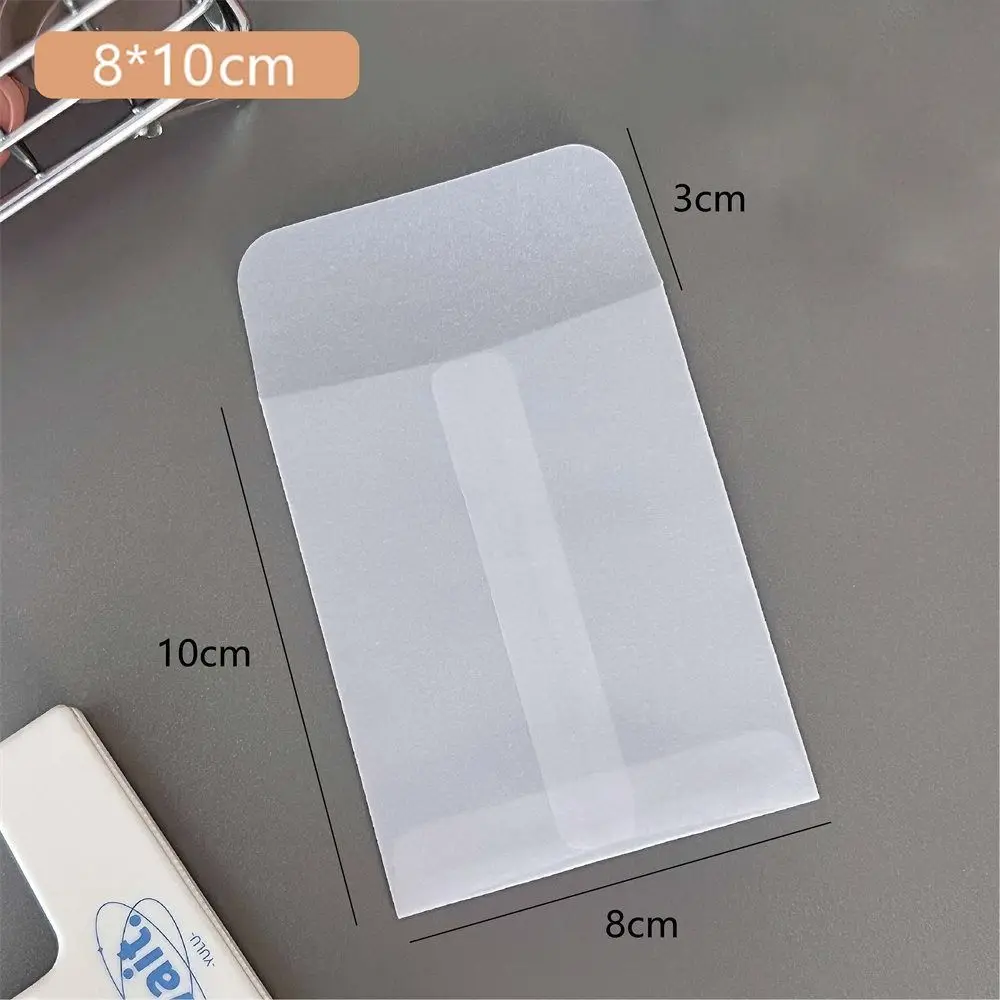 20Pcs Multi-function Butter Paper Butter Paper Bags Semi-transparent Dustproof Photo Cover Postcard Card Storage Card Holder