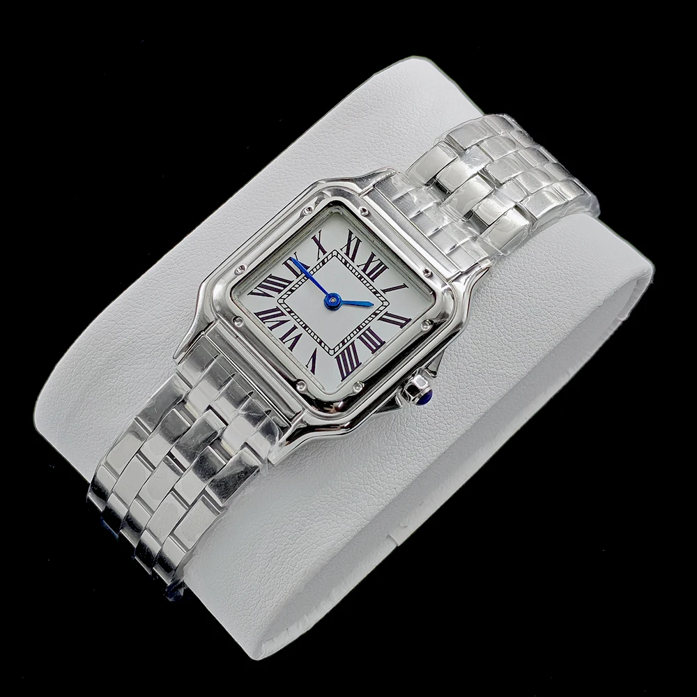 New VJ20 Watch Ladies' Fashion Watch Customized Watch Stainless Steel Watch Roman Digital Watch VJ20 Quartz Movement Watch