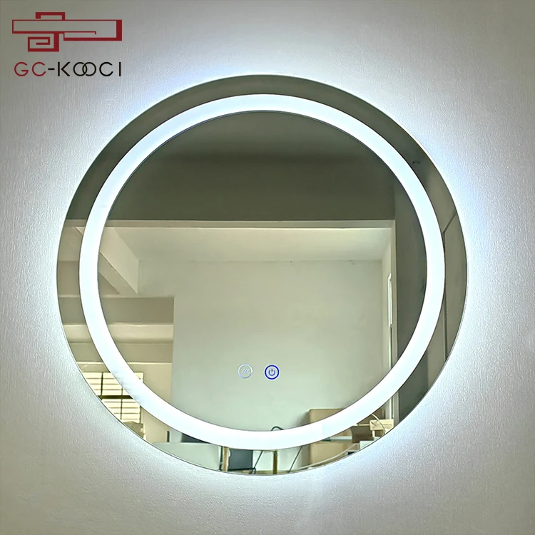 

Smart Round Led Anti-fog Mirror Sanded Smart Bathroom Vanity Mirror