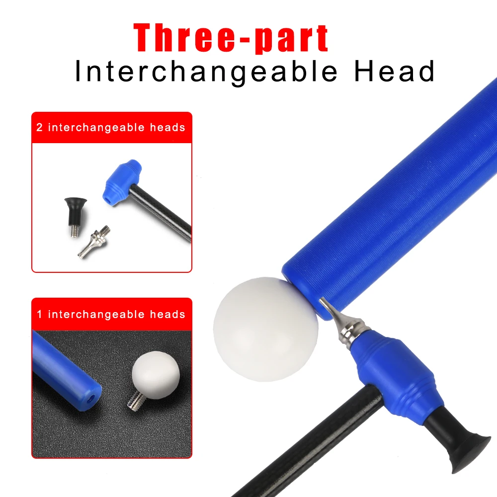 With Carbon Fiber Handle Titanium Alloy Tapper Hammer Car Accessory Car Dent Repair Tool Auto Body Repair Kit M8 Screw