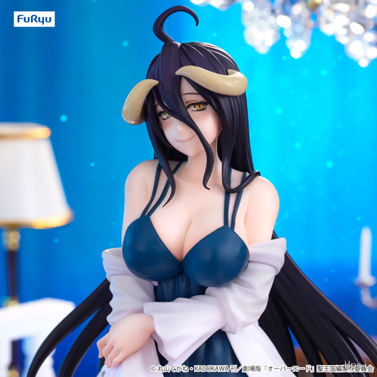 Disponibile FuRyu Overlord Noodle Stopper Figura Albedo Roomwear Ver. Giocattolo modello di action figure anime da collezione originale da bambola da 12 cm