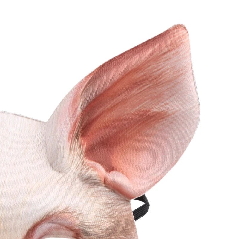 Halloween 3D Pig Animal Half Face Mask Masquerade Party Cosplay Costume Dropshipping