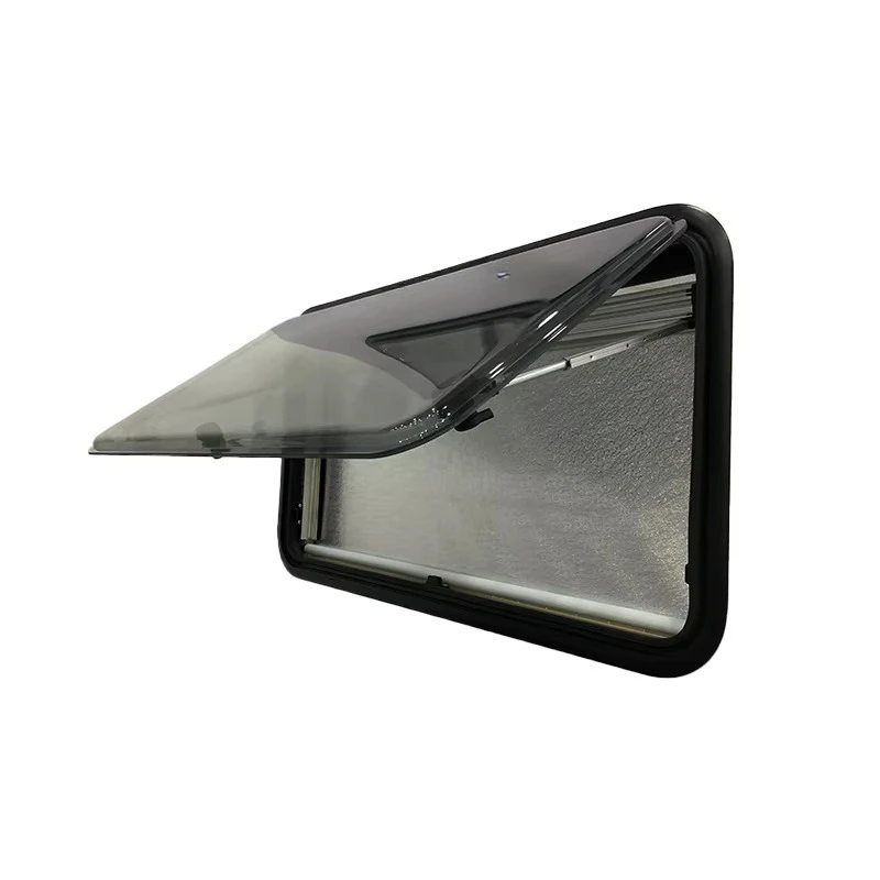 350x500mm Trailer Travel Car Window Factory Price Rv Side Window Transparent Gray Window for Rvs Camper Van