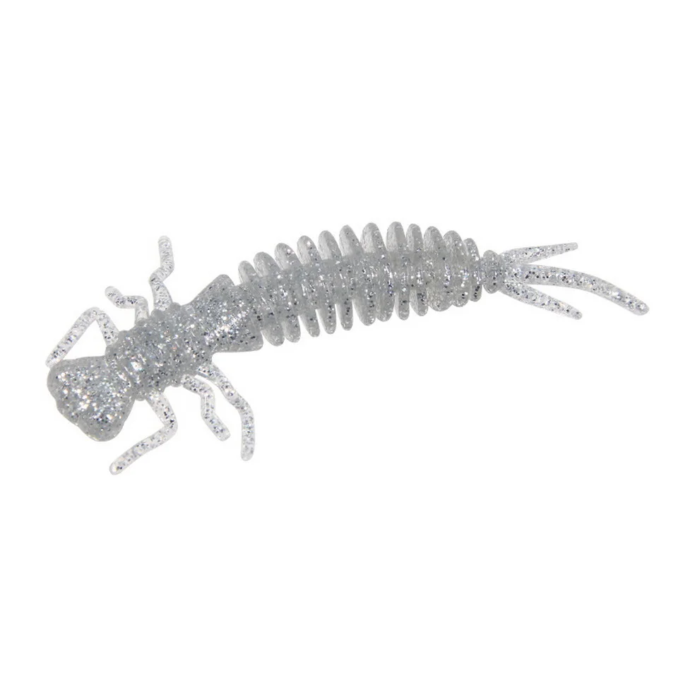 Wurm Larve Weiche Köder 55mm 75mm 100mm Künstliche Kunststoff Silikon Köder Swimbait Jigging Wobbler Bass karpfen Pesca Angelgerät – Detail 11