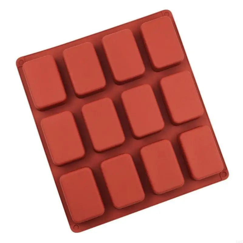 

Soap Moulds Silicone Rectangle Silicone Mould for Chocolate Cake Pan Biscuit DIY- Square Silicone Soap Molds Bread Mold X3UC