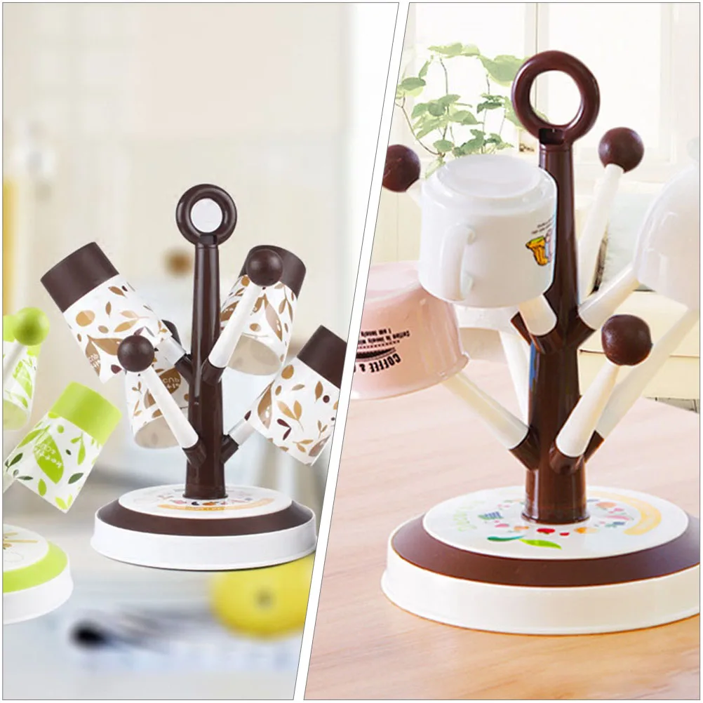 

Plastic Removable Coffee Cup Drying Rack Mug Tree Holder Display St Storage Kitchen Premium Material Easy Clean