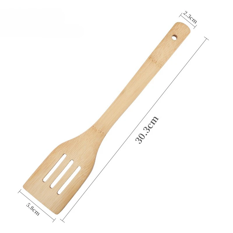Bamboo Cooking Spatula Set 2