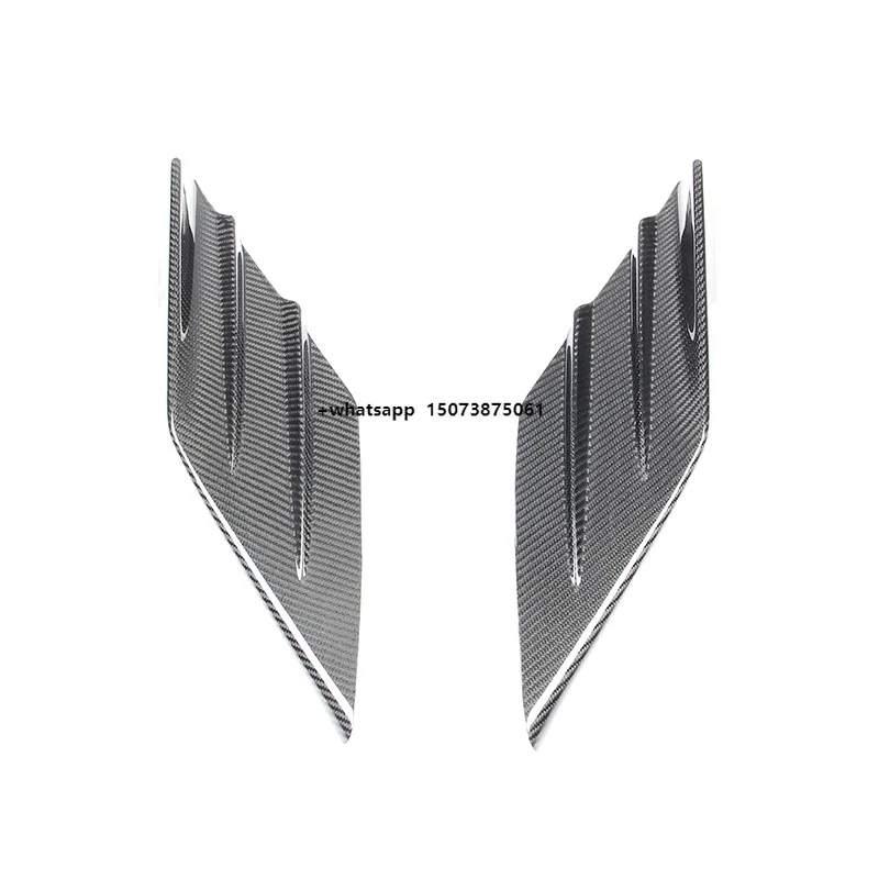 High Quality PT Style Dry Carbon Fiber Auto Parts Rear Bumper Vent for F8 Carbon Bumper Vent