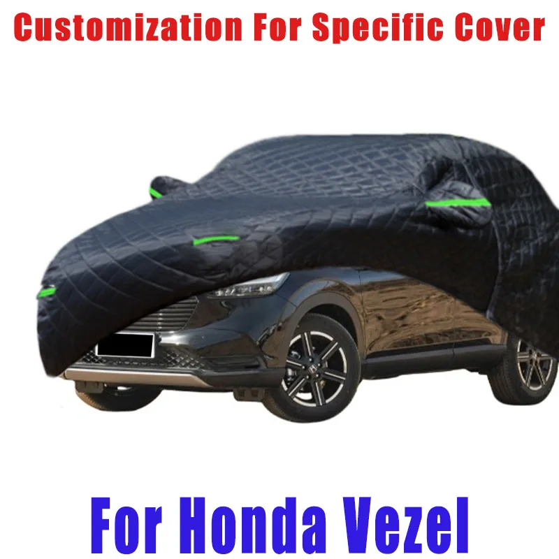 For Honda Vezel Hail prevention cover auto rain protection, scratch protection, paint peeling protection, car Snow prevention