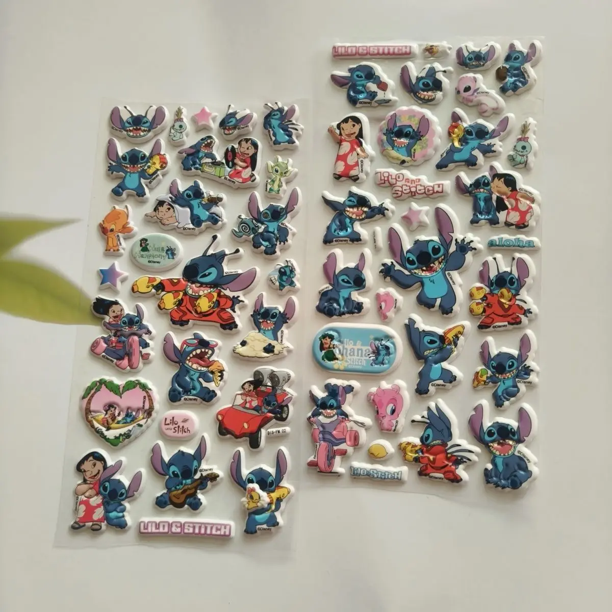 

Disney Cartoon Stitch 3D Bubble Cotton Stickers Student Handbooks Decoration Refrigerator Sticker Creativity Reward Toy Gift