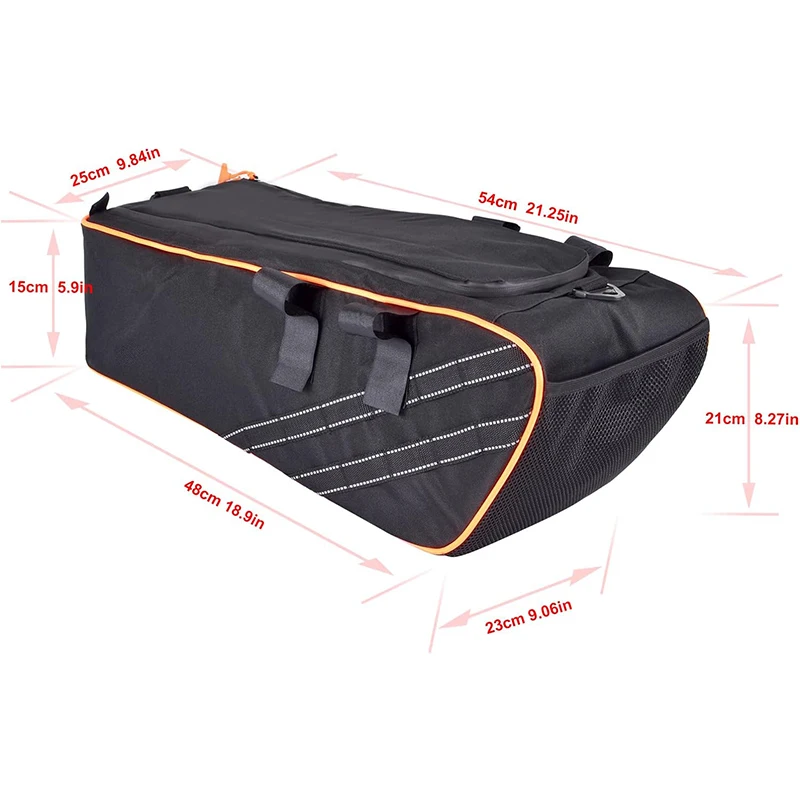 For Honda Ruckus Zoomer 2010 - 2019 Bag Under Seat Cargo Luggage Storage Bag Motorcycle Rear Back Seat Bags Waterproof Backpack