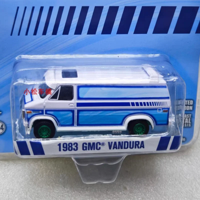 

Greenlight масштаб 1:64 1983, GMC Vandura, изготовленная на заказ зеленая машина, модель автомобиля из сплава, статическая коллекция, украшенные праздничные подарки, игрушки