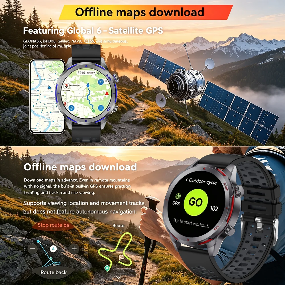 Nuevo reloj inteligente con GP - Altimeter Compass Watch reseña y precio