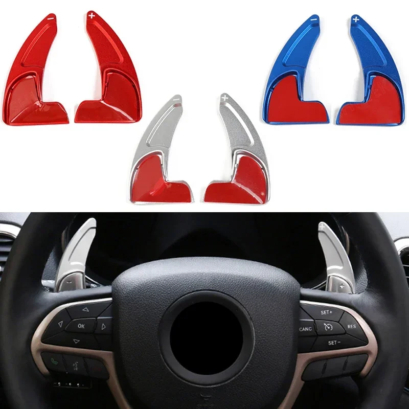 

For Dodge Challenger 2015-2020 For Jeep Grand Cherokee 2014-2020 Steering Wheel Shift Paddle Shifter Trim Cover