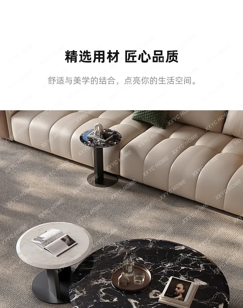 black rose royal white jade round coffee table living room large flat floor, coffee table combination