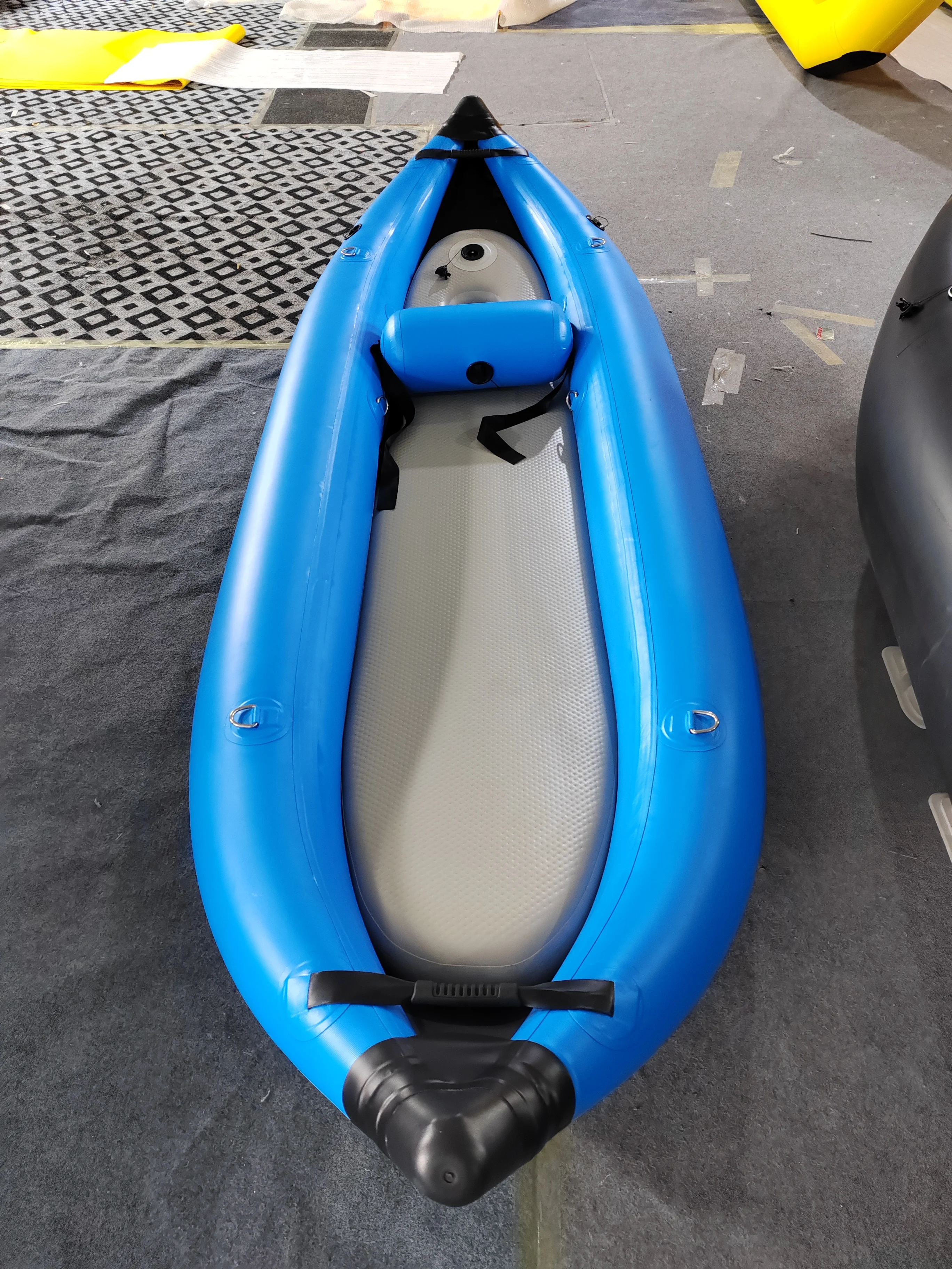 Kayak inflável em PVC, canoa inflável, barco inflável