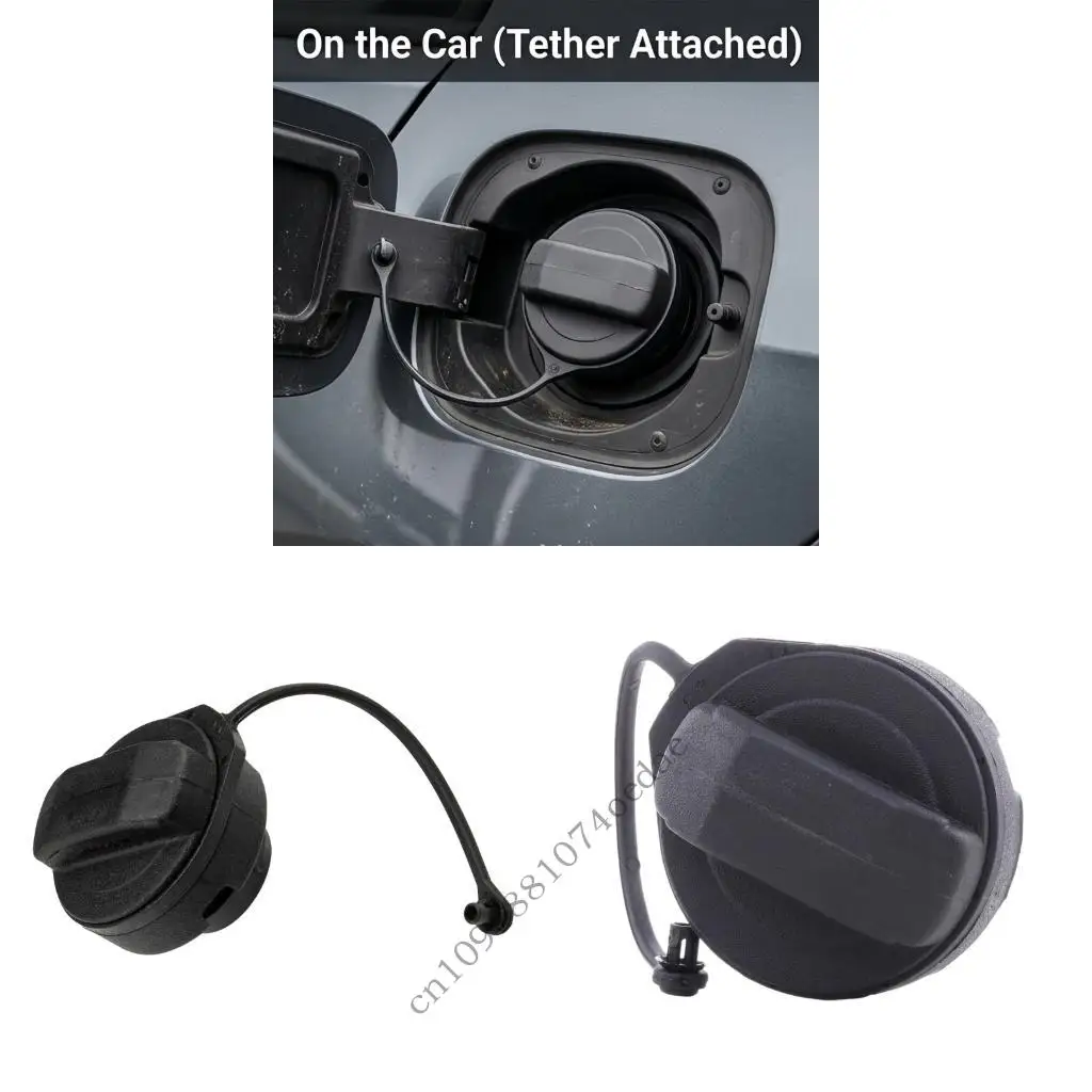 Round Cap Replacement with Black ABS Body, 2.76 In Size Check, and Twist-On Design 1J0201550A for Daily Vehicle Care During