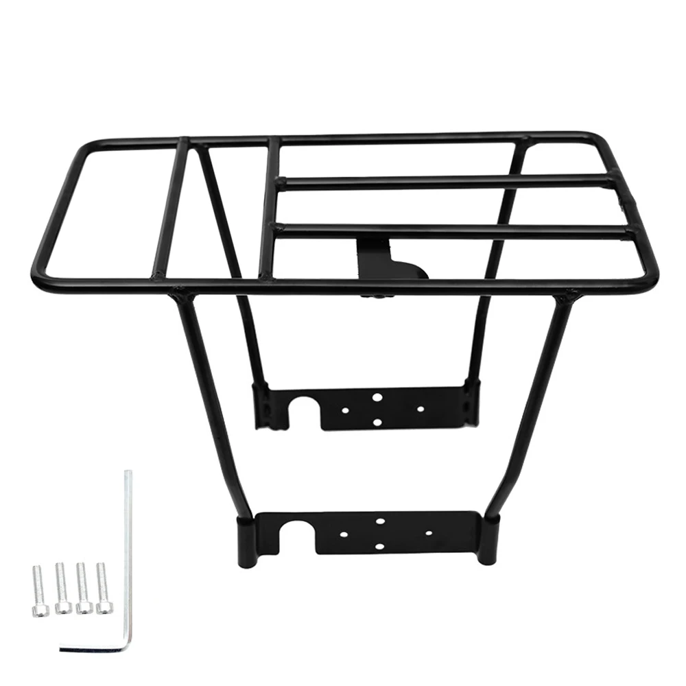 Electric Scooter Rear Rack Solid Bearing Scooter Luggage Cargo Rack Solid Steel Carrier Rack Replacement for Xiaomi M365 1S Pro