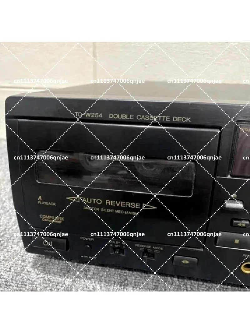 Dual Deck Cassette Recorder Stereo Tape Player Home Audio Recording Device