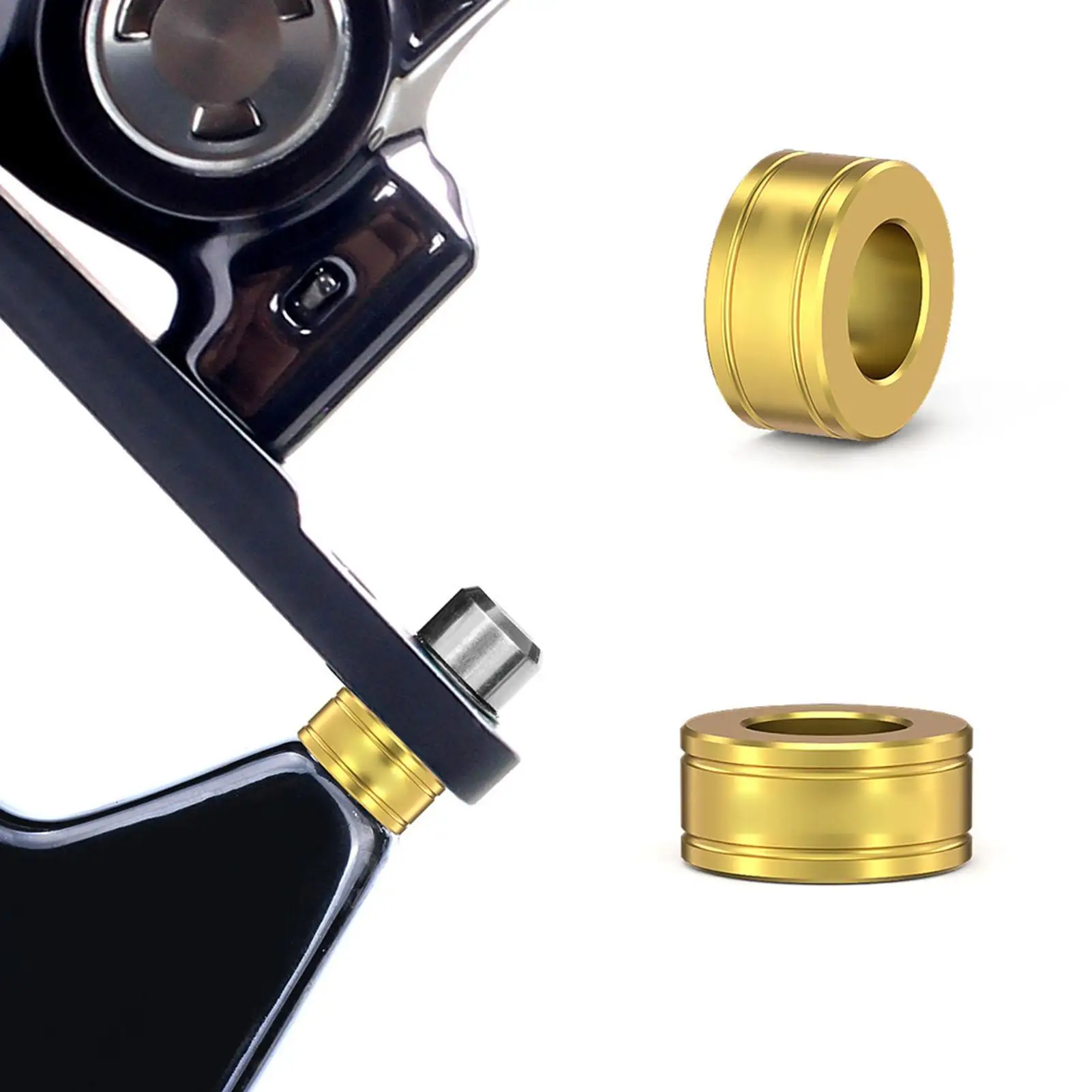 

Mountain Bike Brake Screw Washer 2 Pieces Titanium Alloy Bicycle Accessories Brake Washers Bolts For Commuting City Mountain