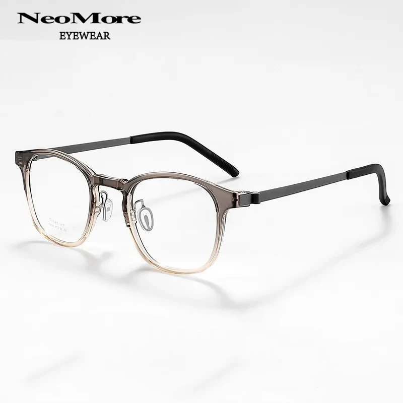 Lind ultra leve puro titânio óculos prescrição miopia óculos marca multi foco óculos ópticos