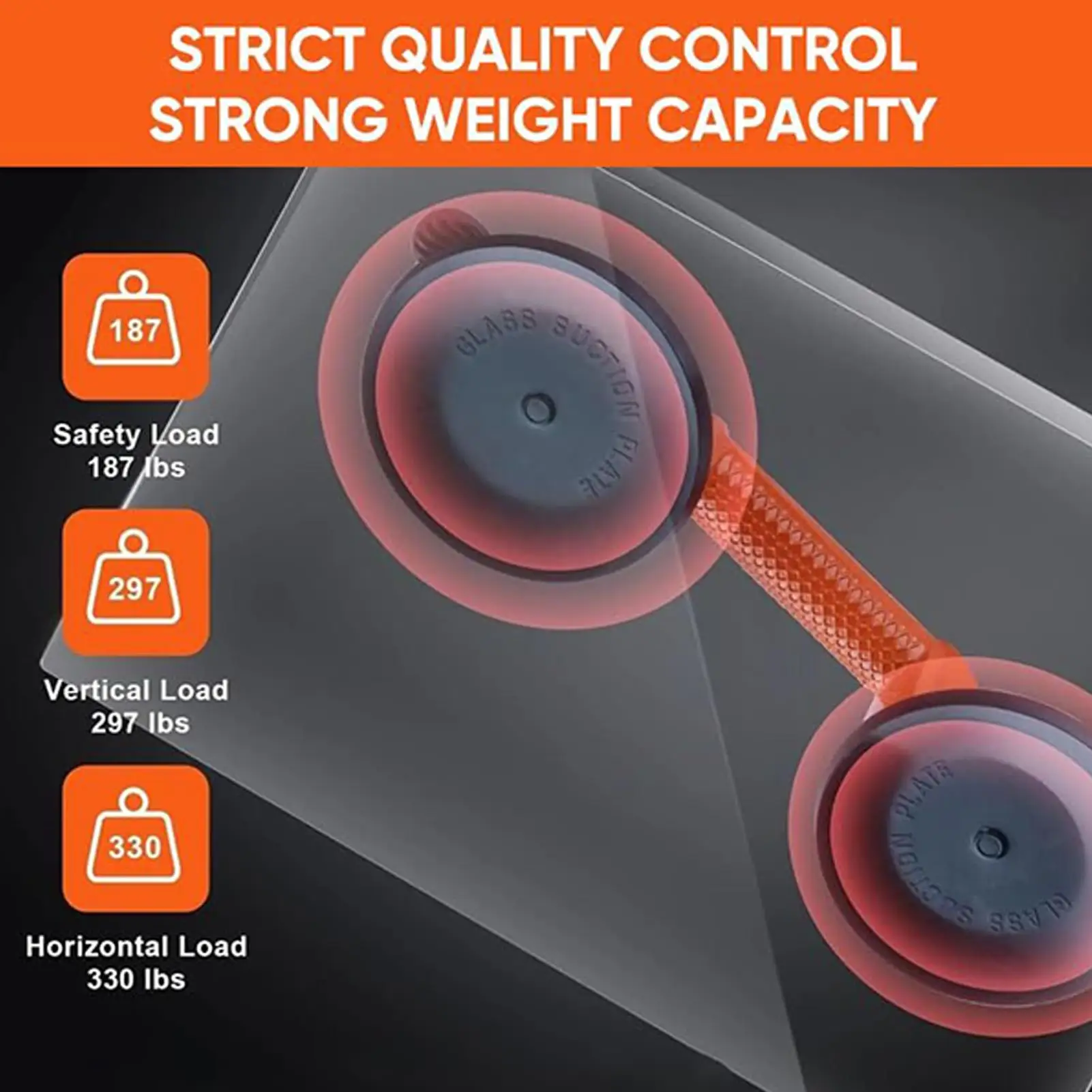 

Window Suction Cups Heavy Duty Tile Double Vacuum Lifter Dent Removal Tools Multifunctional For Plates Slab Window Tiles Granite
