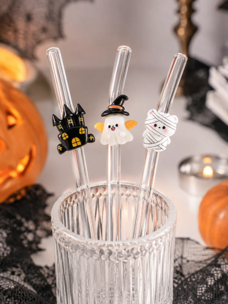 หลอดแก้วโค้งงอสำหรับตกแต่งฮาโล - Reusable Straw บทวิจารณ์และราคา