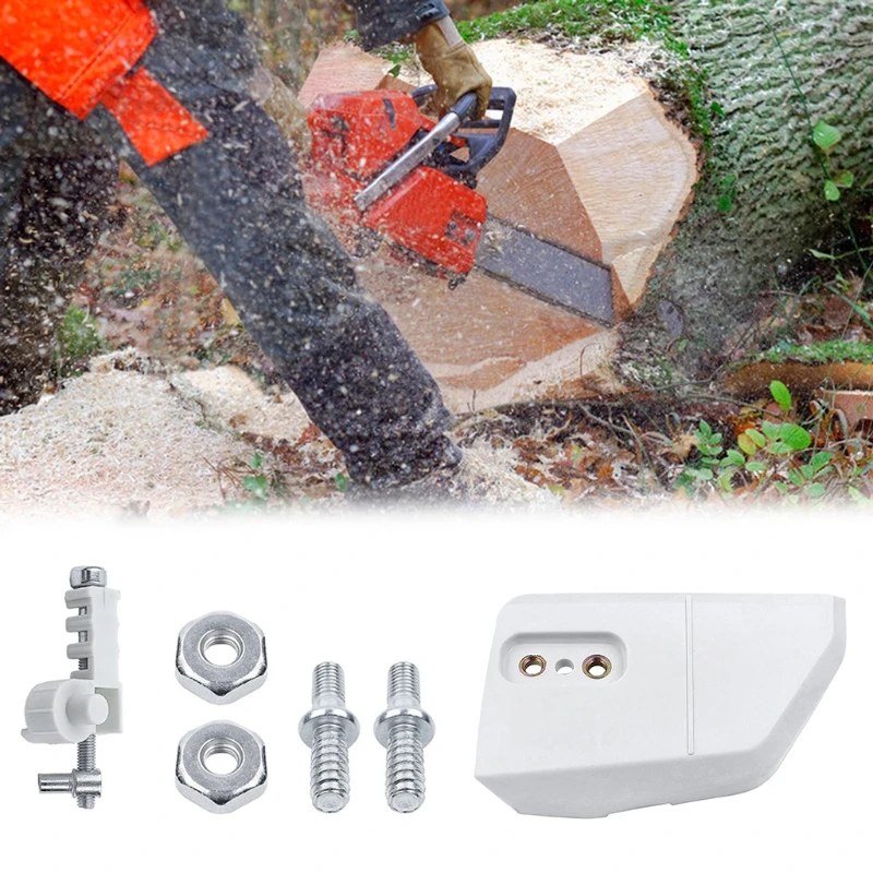 Chain Sprocket Cover Chain Adjuster Compatible for