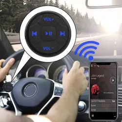 Car Steering Wheel Wireless Bluetooth Remote Control Button Universal for Android IOS Car Kit Styling Media Volume Button 5 Keys