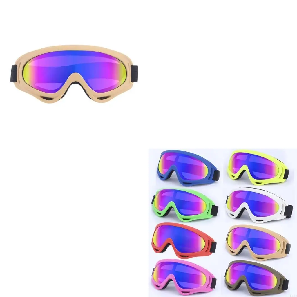

Fog Resistant Motorcycle Goggles Impact Protections For Snowboarding Cycling