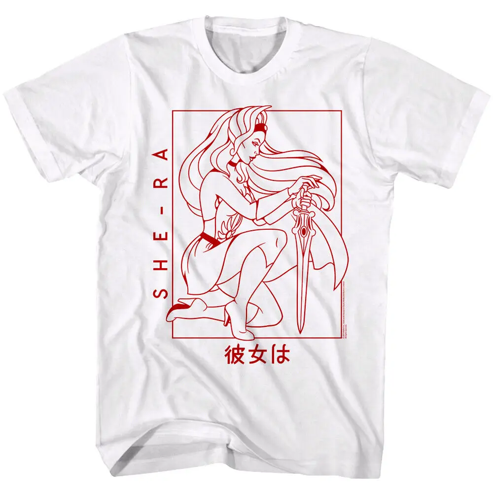 Official Masters Of The Universe She Ra Kanji Men'S T Shirt Japanese