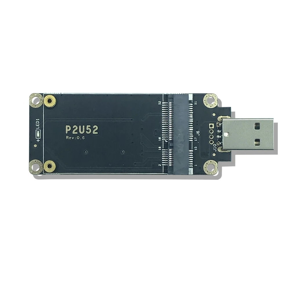 4G LTE Industrial Mini PCIe to USB Adapter W/SIM Card Slot For WWAN/LTE 3G/4G Wireless Module