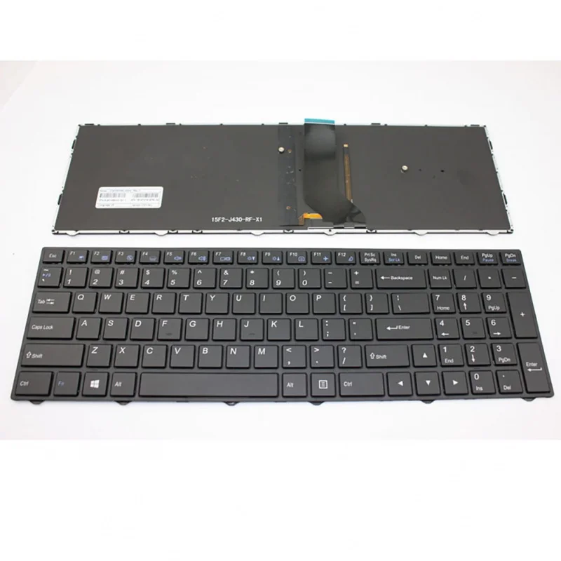 New Keyboard with colorful white backlit for CLEVO N950 N750 N850HZ N850HN850HNN850HK1 N850HCN 85HL N950PT6 US