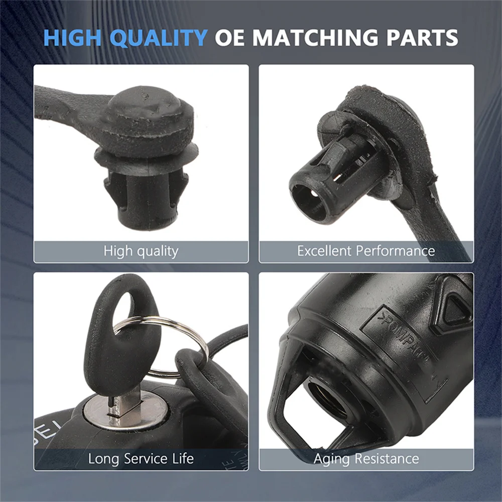 

Черная крышка топливного бака с замком и 2 ключами для платформы автобуса Ducato/фургона на шасси 71802900, автомобильный аксессуар